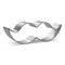 Mustache / Moustache Cookie Cutter 4.75 in, CookieCutter.com, Tin Plated Steel, Handmade in the USA